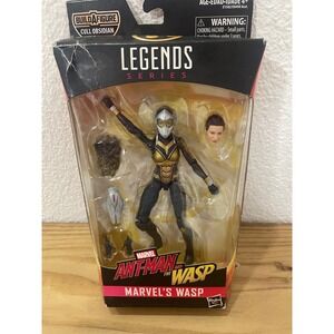 Marvel Legends Ant-Man & The Wasp (Cull Obsidian BAF) 6'' Wasp Action Figure NIB
